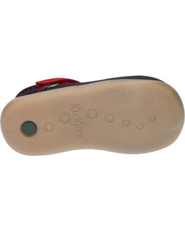 Scarpe per Bambino KICKERS 784300-10 BONBEKRO 103 MARINE ROUGE
