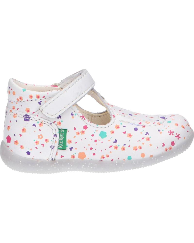 Zapatos de Niña KICKERS 784308-10 BONBEKRO 33 BLANC BLOSSOM