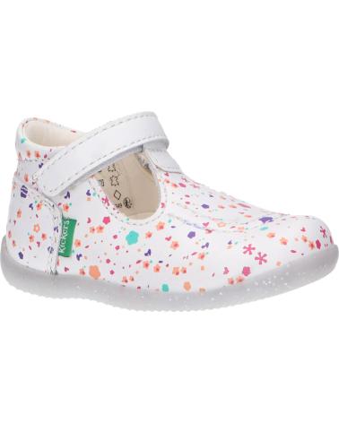 Zapatos de Niña KICKERS 784308-10 BONBEKRO 33 BLANC BLOSSOM