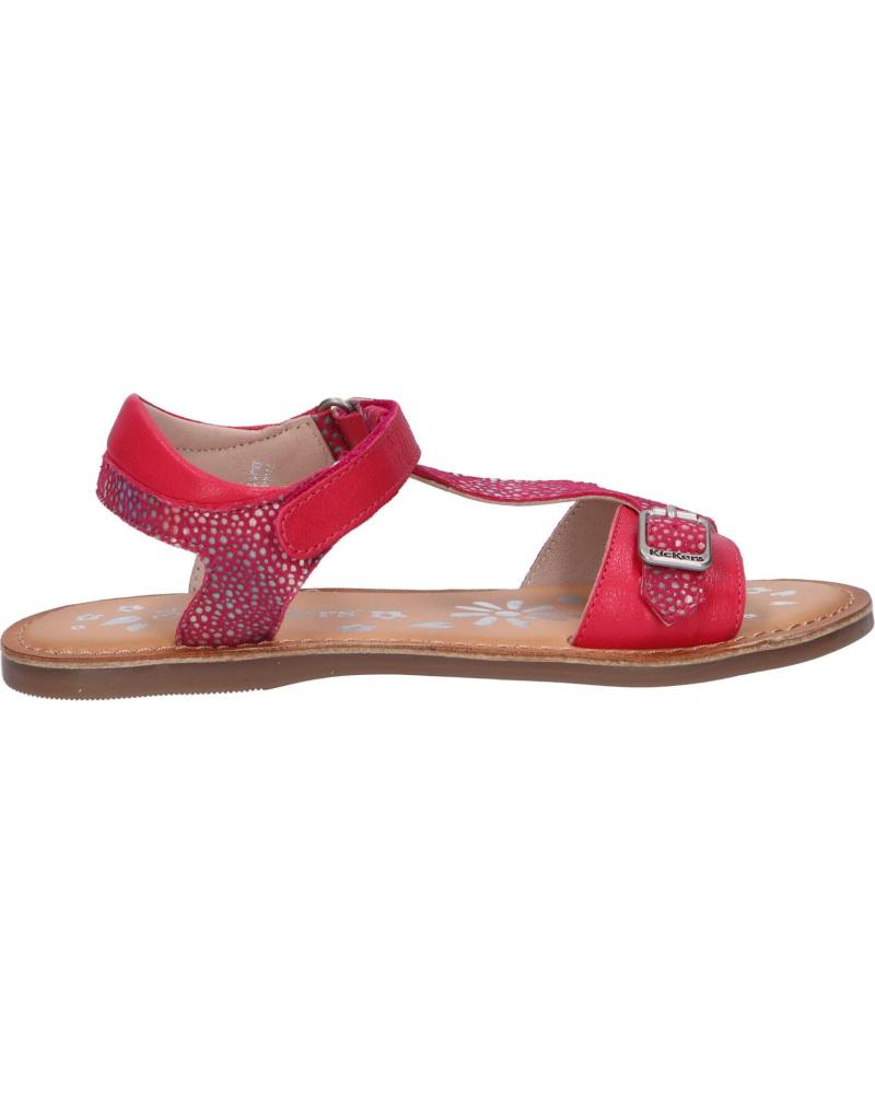 Sandali per Bambina KICKERS 784454-10 DIAZZ 13 ROSE FONCE IMPRIME