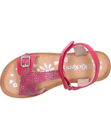 Sandali per Bambina KICKERS 784454-10 DIAZZ 13 ROSE FONCE IMPRIME