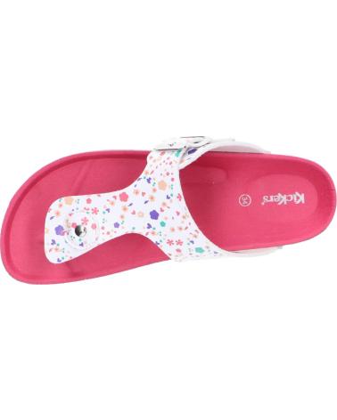 Chanclas de Niña KICKERS 784464-30 SUMMERIZA 3 BLANC BLOSSOM