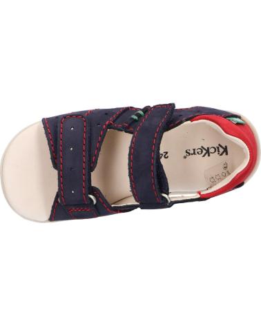 Sandalias de Niño KICKERS 785400-10 BOPING-2 103 MARINE ROUGE