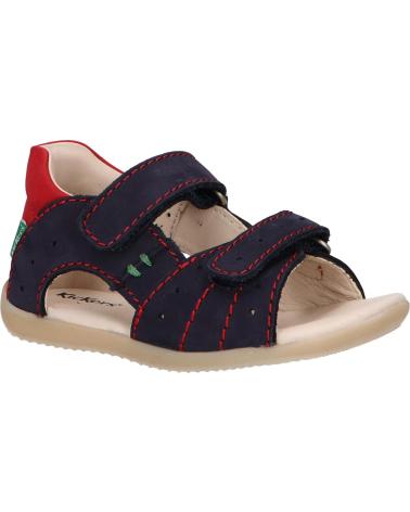 Sandalias de Niño KICKERS 785400-10 BOPING-2 103 MARINE ROUGE