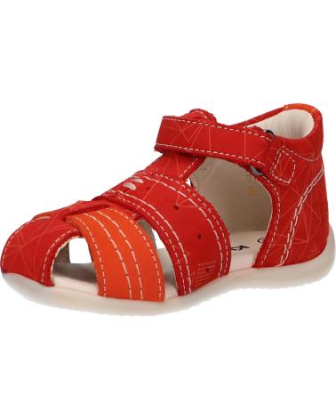 Sandali per Bambina e Bambino KICKERS 786421-10 BIGBAZAR-2 42 ROUGE ORANGE GALACTIC
