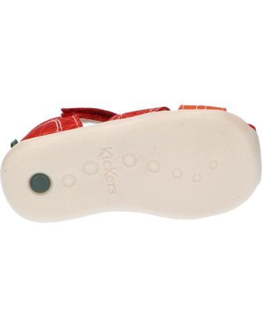 Sandali per Bambina e Bambino KICKERS 786421-10 BIGBAZAR-2 42 ROUGE ORANGE GALACTIC
