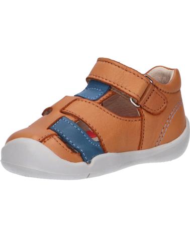Sandali per Bambina e Bambino KICKERS 858390-10 WASABOU 116 CAMEL BLEU