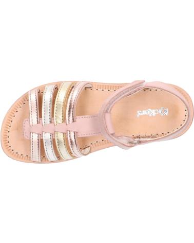 Sandales pour Femme et Fille KICKERS 858620-30 COSMETICK 131 ROSE METALLISE OR