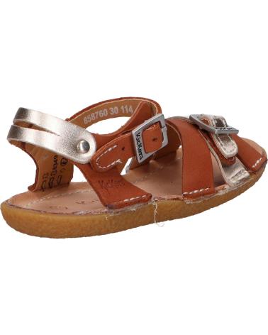 Sandali per Bambina e Bambino KICKERS 858760-30 PEPETE 114 CAMEL OR