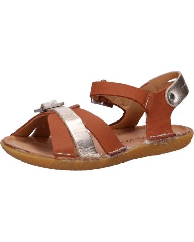 Sandali per Bambina e Bambino KICKERS 858760-30 PEPETE 114 CAMEL OR