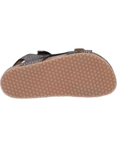 Sandálias de Mulher e Menina KICKERS 869510-30 FUXIO 81 NOIR ARGENT LEOPARD