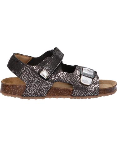 Sandales pour Femme et Fille KICKERS 869510-30 FUXIO 81 NOIR ARGENT LEOPARD