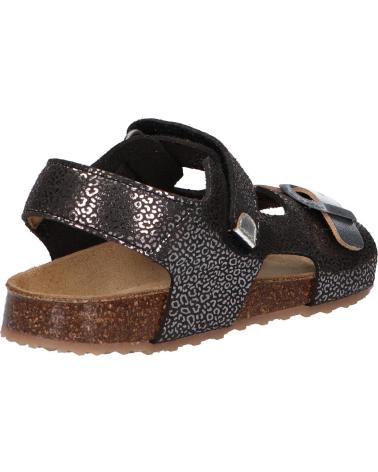 Sandálias de Mulher e Menina KICKERS 869510-30 FUXIO 81 NOIR ARGENT LEOPARD