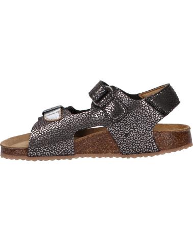 Sandálias de Mulher e Menina KICKERS 869510-30 FUXIO 81 NOIR ARGENT LEOPARD