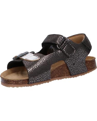 Sandálias de Mulher e Menina KICKERS 869510-30 FUXIO 81 NOIR ARGENT LEOPARD