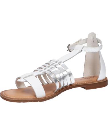 Sandalen für Damen KICKERS 858170-50 ETIKET 33 BLANC ARGENT