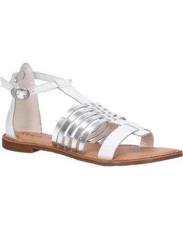 Sandalen für Damen KICKERS 858170-50 ETIKET 33 BLANC ARGENT