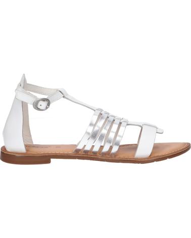 Sandalen für Damen KICKERS 858170-50 ETIKET 33 BLANC ARGENT