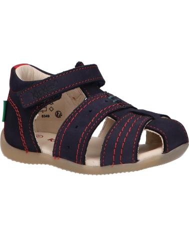 Sandalias de Niño KICKERS 785422-10 BIGBAZAR-2 103 MARINE ROUGE