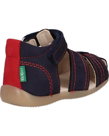 Sandalias de Niño KICKERS 785422-10 BIGBAZAR-2 103 MARINE ROUGE