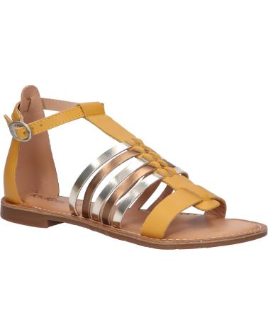 Sandalen für Damen KICKERS 858171-50 ETIKET 73 JAUNE OR BRONZE