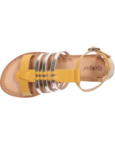 Sandalen für Damen KICKERS 858171-50 ETIKET 73 JAUNE OR BRONZE