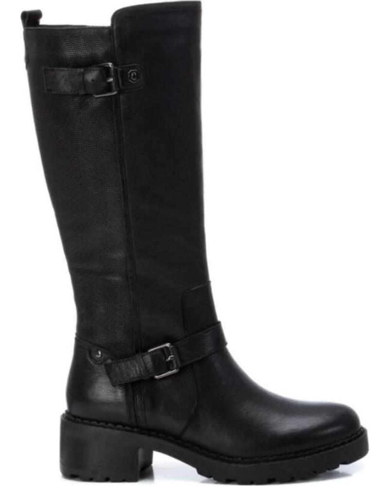 Botas de Mujer CARMELA BOTA PIEL NEGRO