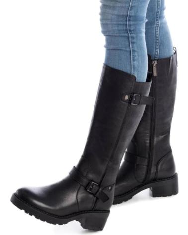 Botas de Mujer CARMELA BOTA PIEL NEGRO