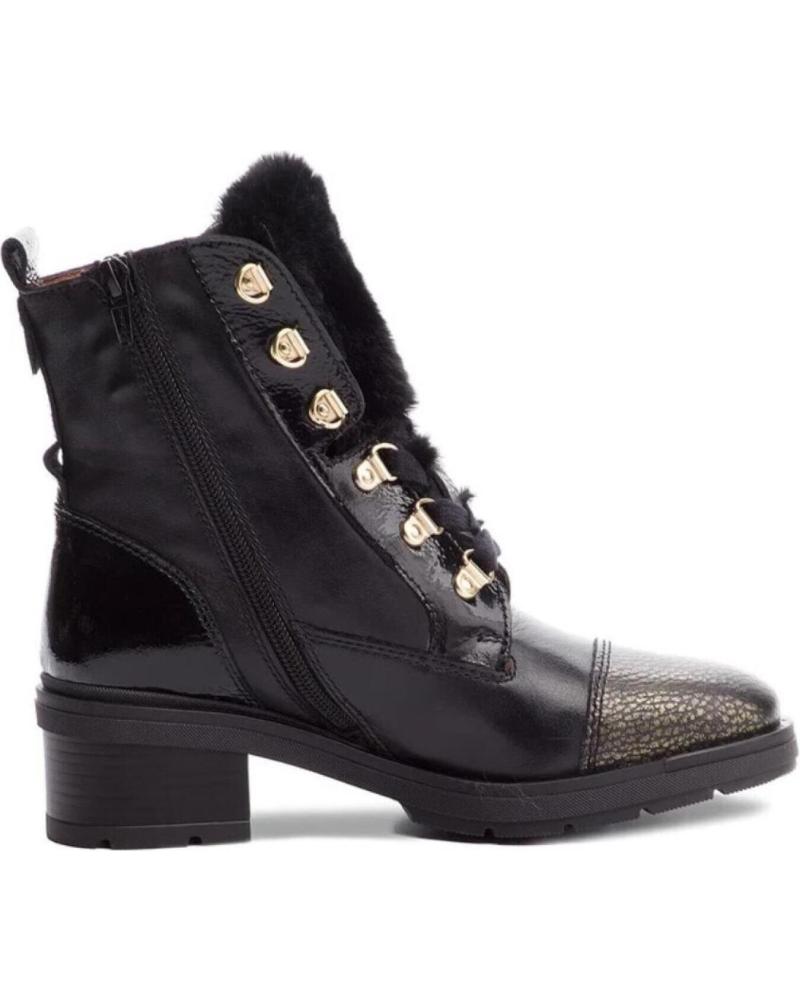 Botines de Mujer HISPANITAS BOTIN PIEL NEGRO