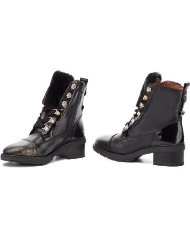 Botines de Mujer HISPANITAS BOTIN PIEL NEGRO