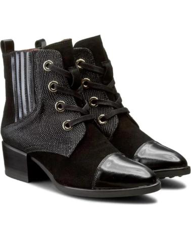 Botines de Mujer HISPANITAS BOTIN PIEL NEGRO