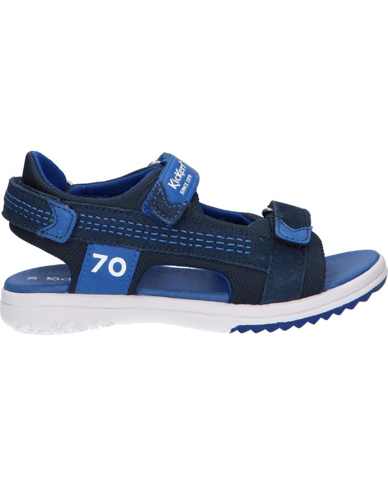 Sandalias de Niño KICKERS 694880-30 PLANE 103 MARINE BLEU