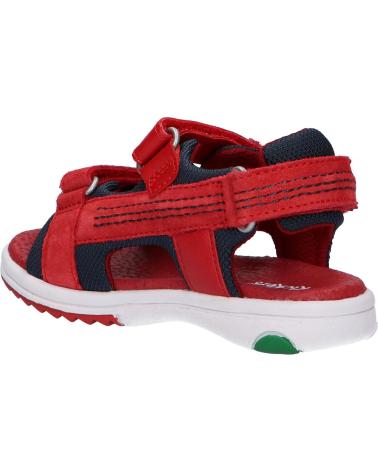 Sandali per Bambino KICKERS 694880-30 PLANE 4 ROUGE MARINE