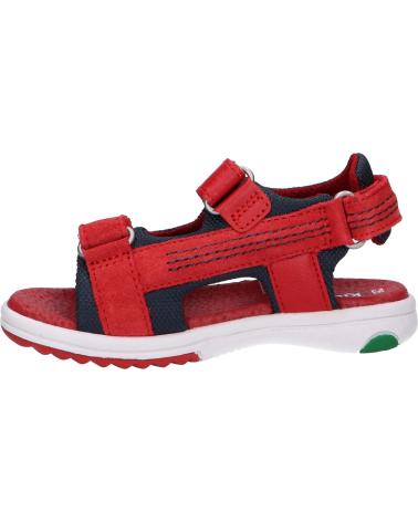 Sandali per Bambino KICKERS 694880-30 PLANE 4 ROUGE MARINE