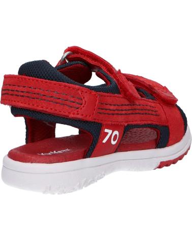Sandali per Bambino KICKERS 694880-30 PLANE 4 ROUGE MARINE