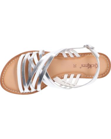 Sandalen für Damen KICKERS 858180-50 ETRUSK 33 BLANC ARGENT