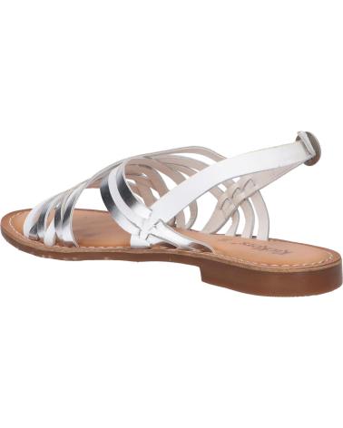 Sandalen für Damen KICKERS 858180-50 ETRUSK 33 BLANC ARGENT