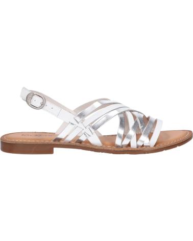 Sandalen für Damen KICKERS 858180-50 ETRUSK 33 BLANC ARGENT