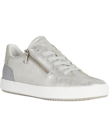 Sapatilhas de Mulher GEOX DEPORTIVO CORDONES C1007SILVER