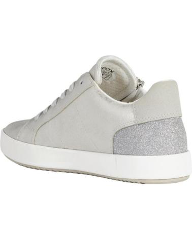 Sapatilhas de Mulher GEOX DEPORTIVO CORDONES C1007SILVER