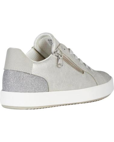 Sapatilhas de Mulher GEOX DEPORTIVO CORDONES C1007SILVER