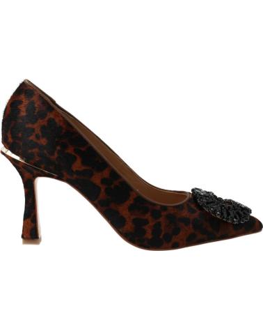 Zapatos de tacón de Mujer ALMA EN PENA ZAPATO SALON ADORNO JAGUAR BROWN