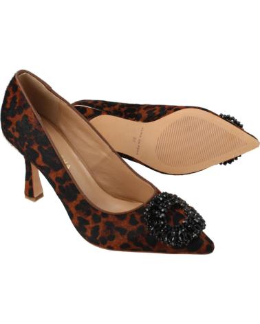 Zapatos de tacón de Mujer ALMA EN PENA ZAPATO SALON ADORNO JAGUAR BROWN