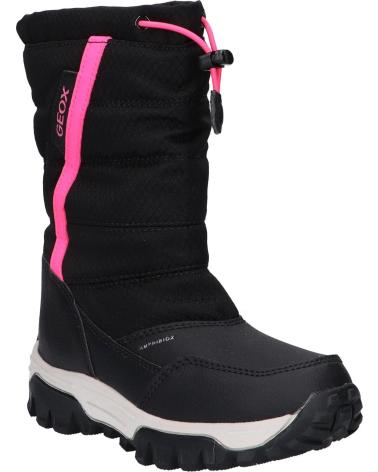 Stivali per Donna e Bambina GEOX J26FTA 0FU50 J HIMALAYA GIRL B AB C0922 BLACK-FUCHSIA