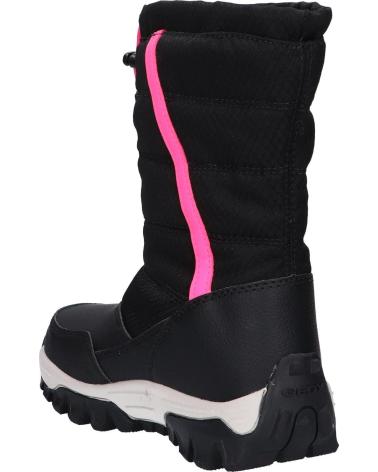 Stivali per Donna e Bambina GEOX J26FTA 0FU50 J HIMALAYA GIRL B AB C0922 BLACK-FUCHSIA
