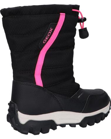 Stivali per Donna e Bambina GEOX J26FTA 0FU50 J HIMALAYA GIRL B AB C0922 BLACK-FUCHSIA