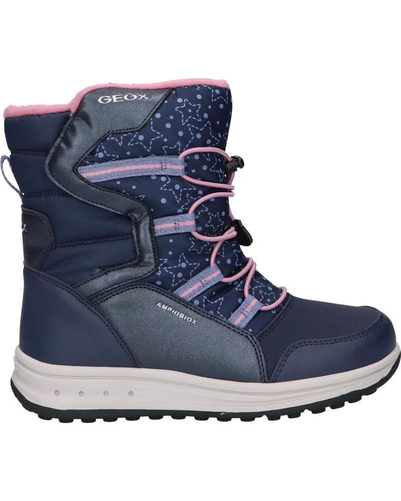 Stivali per Donna e Bambina GEOX J26FUA 054FU J ROBY GIRL B ABX C4251 NAVY-ROSE