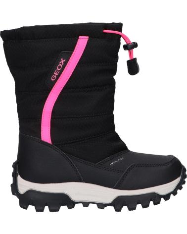 Stivali per Donna e Bambina GEOX J26FTA 0FU50 J HIMALAYA GIRL B AB C0922 BLACK-FUCHSIA