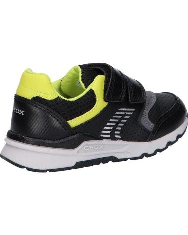 Sportivo per Bambino GEOX B264YA 0CE54 B PYRIP BOY C9B3S BLACK-LIME GREEN