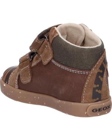 Schuhe für Junge GEOX B26A7A 022CL B KILWI C6215 BROWN-DK
